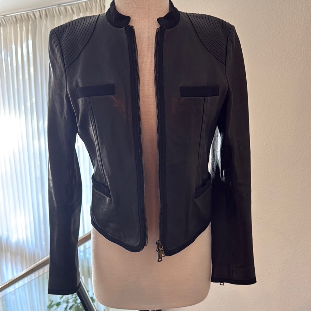 Diane Von Furstenberg Leather Jacket
